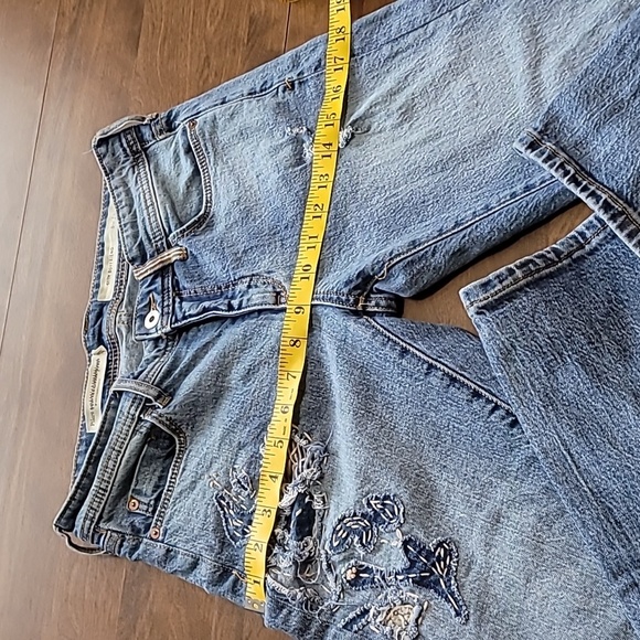 Pilcro and the Letterpress Light Blue Straight Leg Jeans - Picture 6 of 12